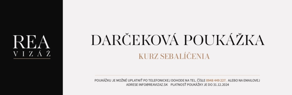 Darčeková poukážka kurz seba líčenia